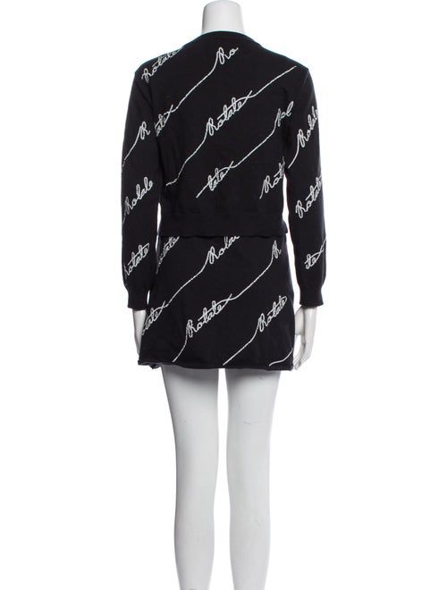 ROTATE Birger Christensen Printed Skirt Set