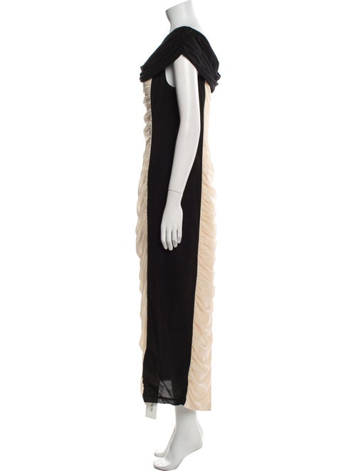 ROTATE Birger Christensen Cowl Neck Long Dress