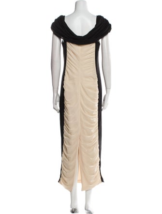 ROTATE Birger Christensen Cowl Neck Long Dress