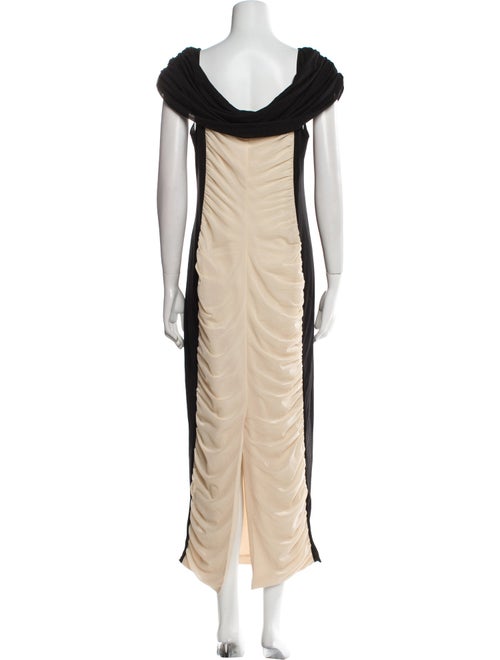 ROTATE Birger Christensen Cowl Neck Long Dress