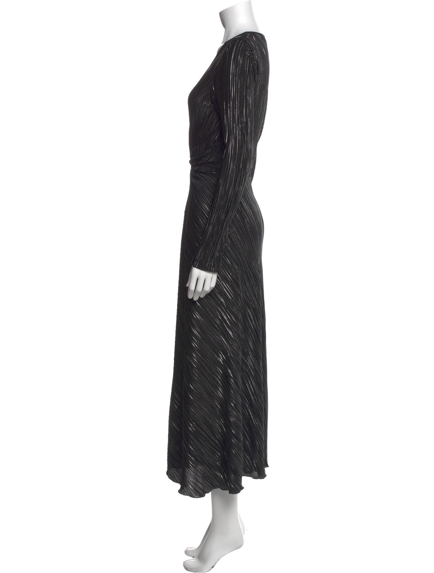 ROTATE Birger Christensen V-Neck Long Dress