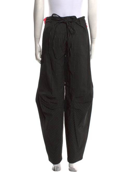 ROTATE Birger Christensen Striped Wide Leg Pants
