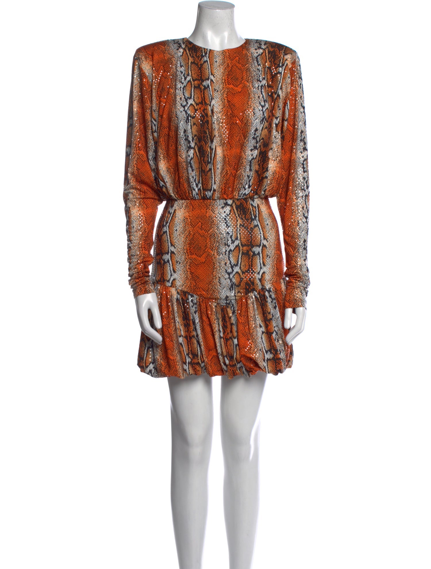ROTATE Birger Christensen Printed Mini Dress w/ Tags