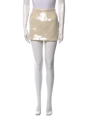 ROTATE Birger Christensen Cutout Accent Mini Skirt