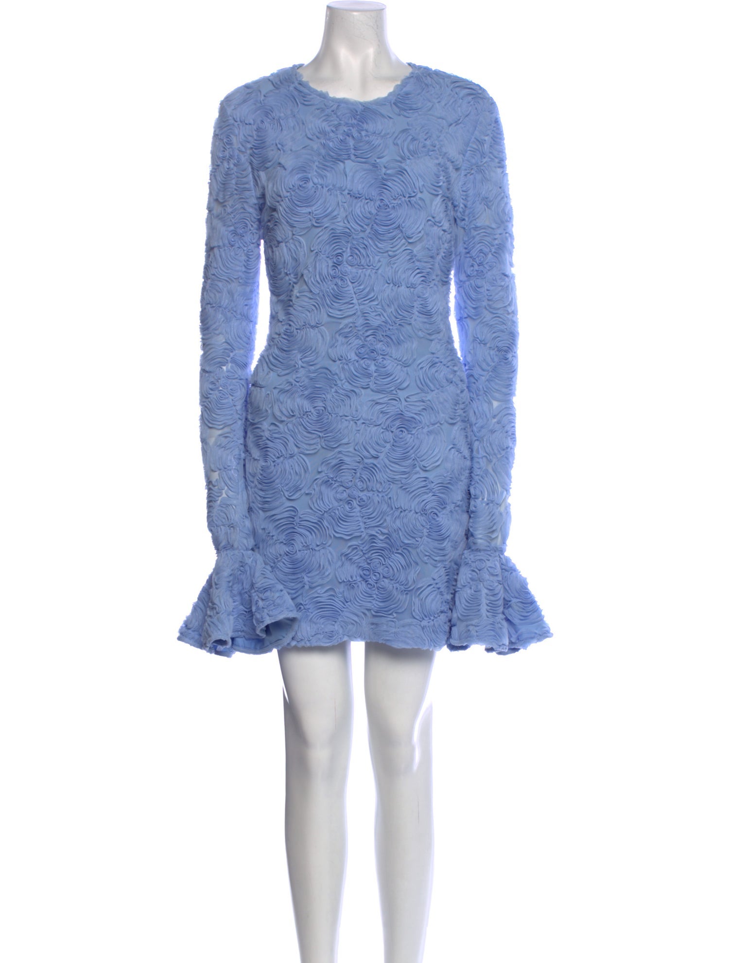 ROTATE Birger Christensen Crew Neck Mini Dress