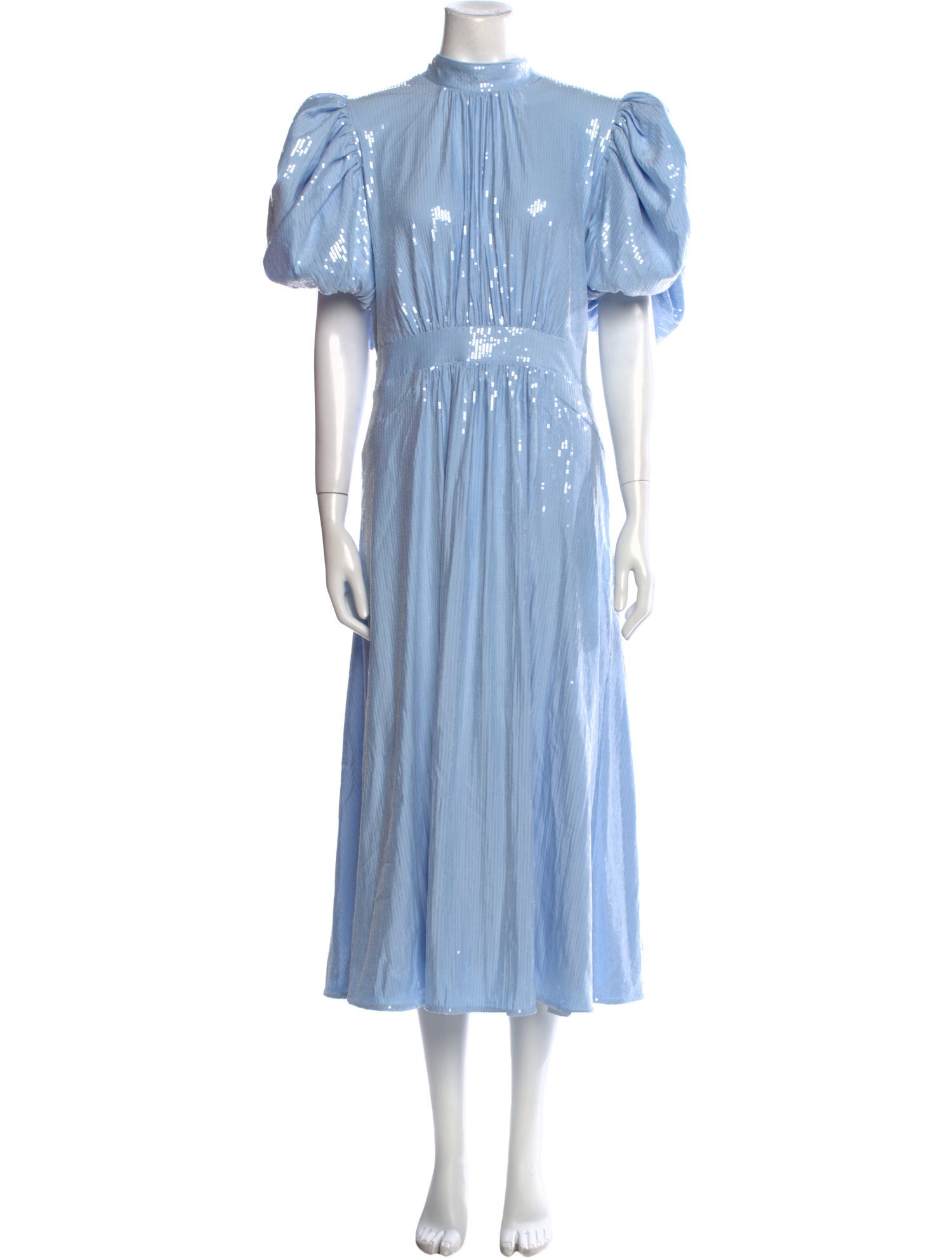 ROTATE Birger Christensen Mock Neck Long Dress w/ Tags