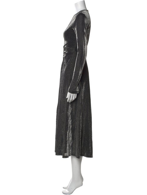 ROTATE Birger Christensen V-Neck Long Dress