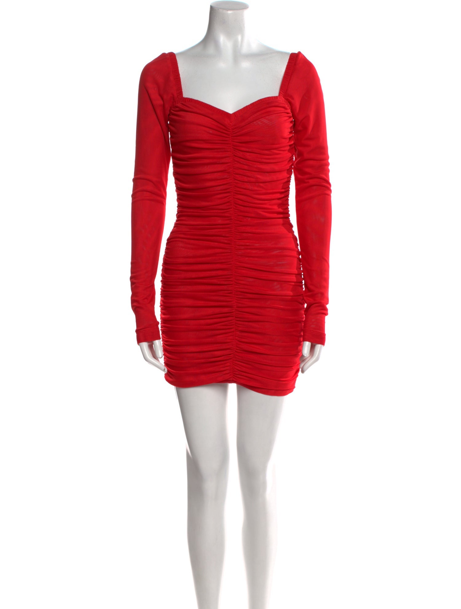 ROTATE Birger Christensen Square Neckline Mini Dress