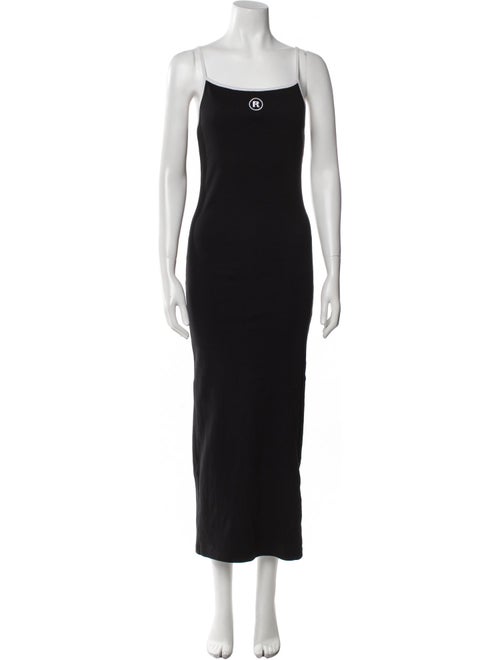 ROTATE Birger Christensen Square Neckline Long Dress