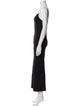 ROTATE Birger Christensen Square Neckline Long Dress