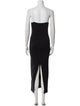 ROTATE Birger Christensen Square Neckline Long Dress