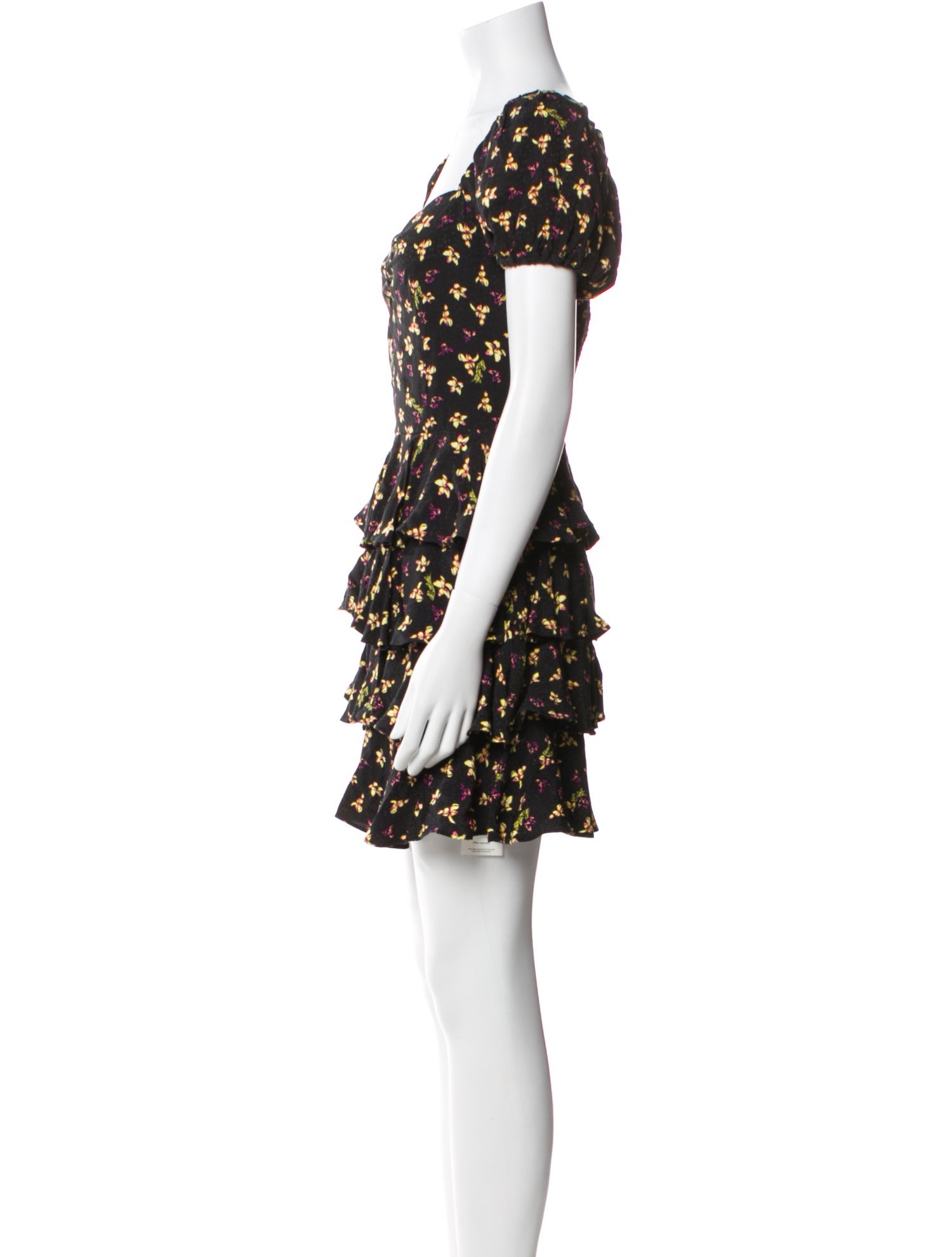 ROTATE Birger Christensen Floral Print Mini Dress w/ Tags