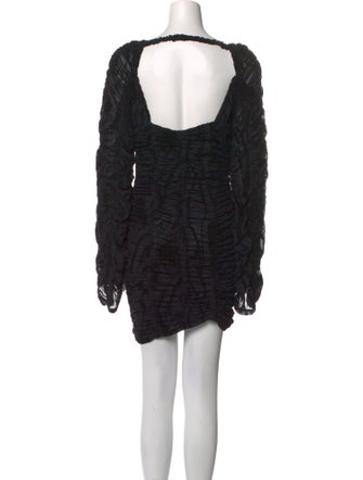 ROTATE Birger Christensen Square Neckline Mini Dress