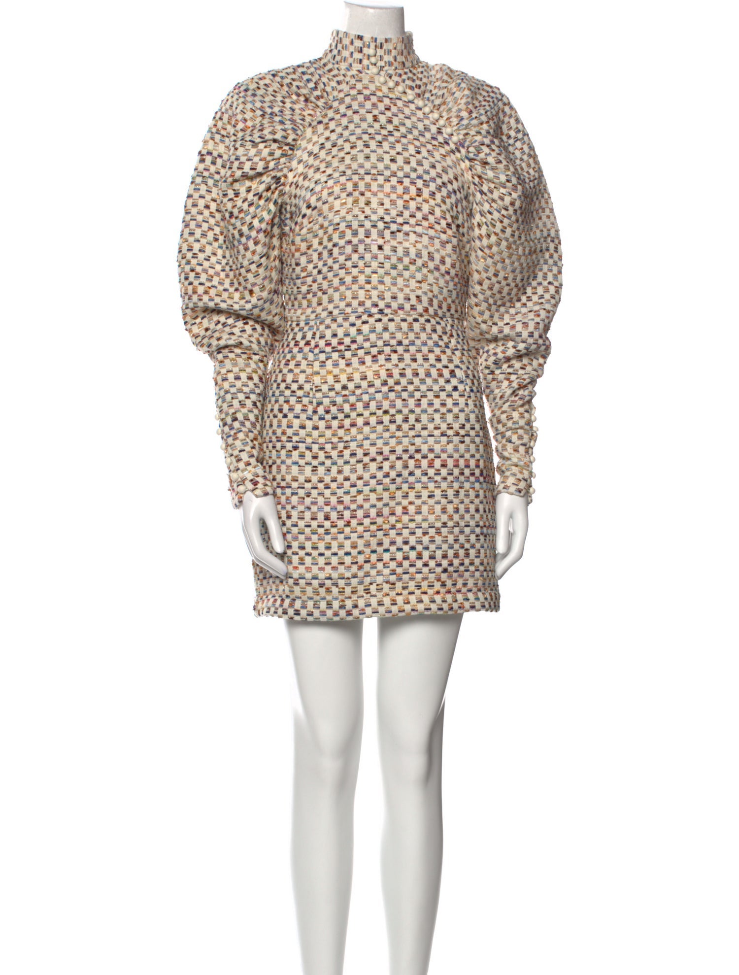 ROTATE Birger Christensen Printed Mini Dress w/ Tags