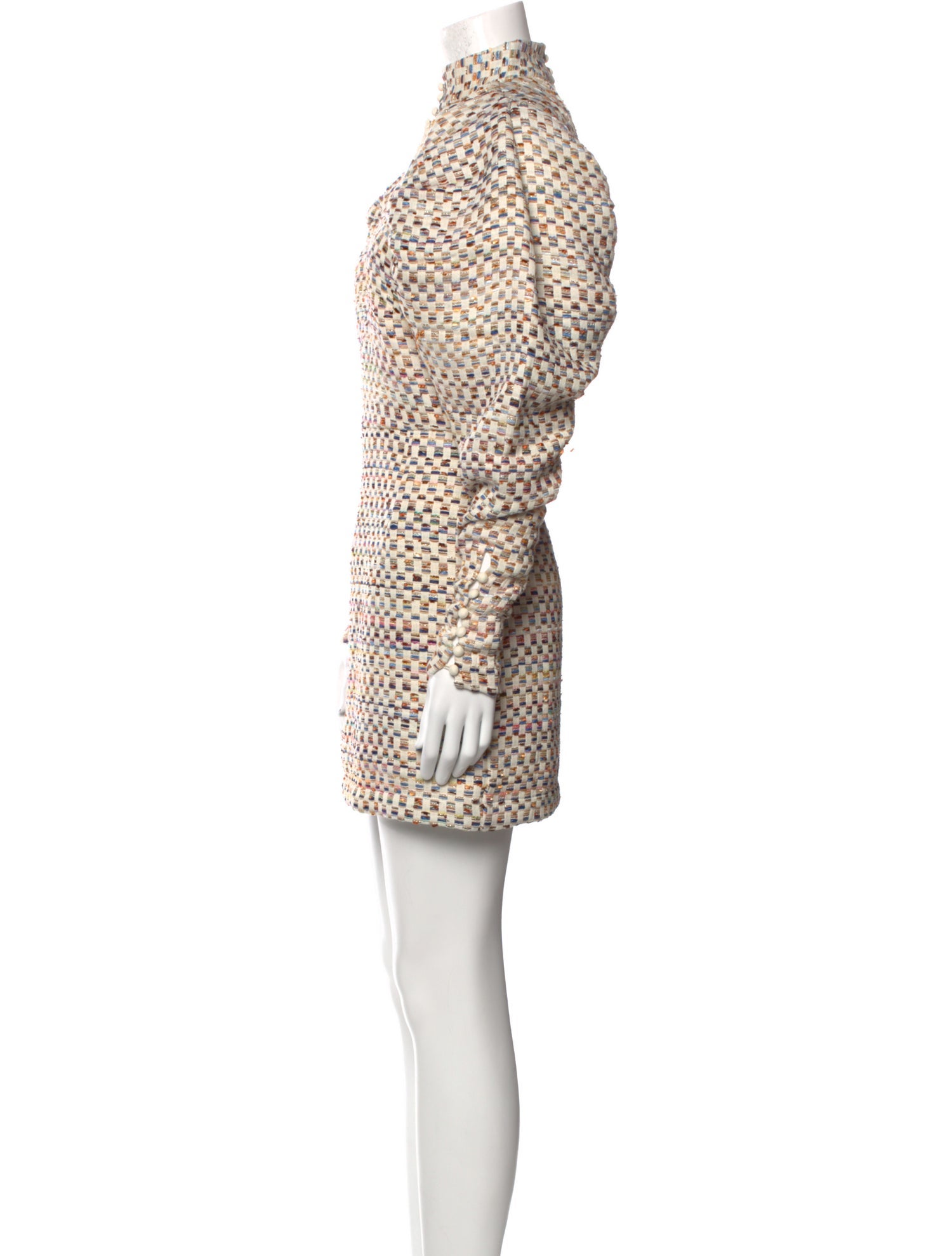 ROTATE Birger Christensen Printed Mini Dress w/ Tags