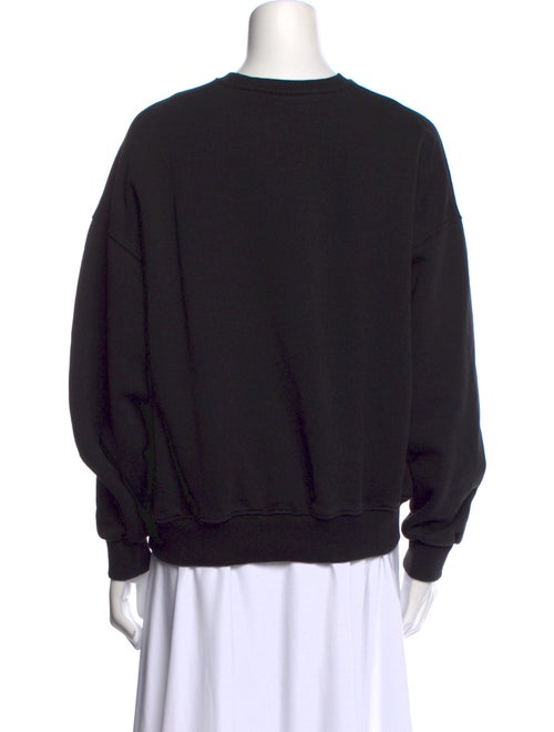 ROTATE Birger Christensen Graphic Print Crew Neck Sweater