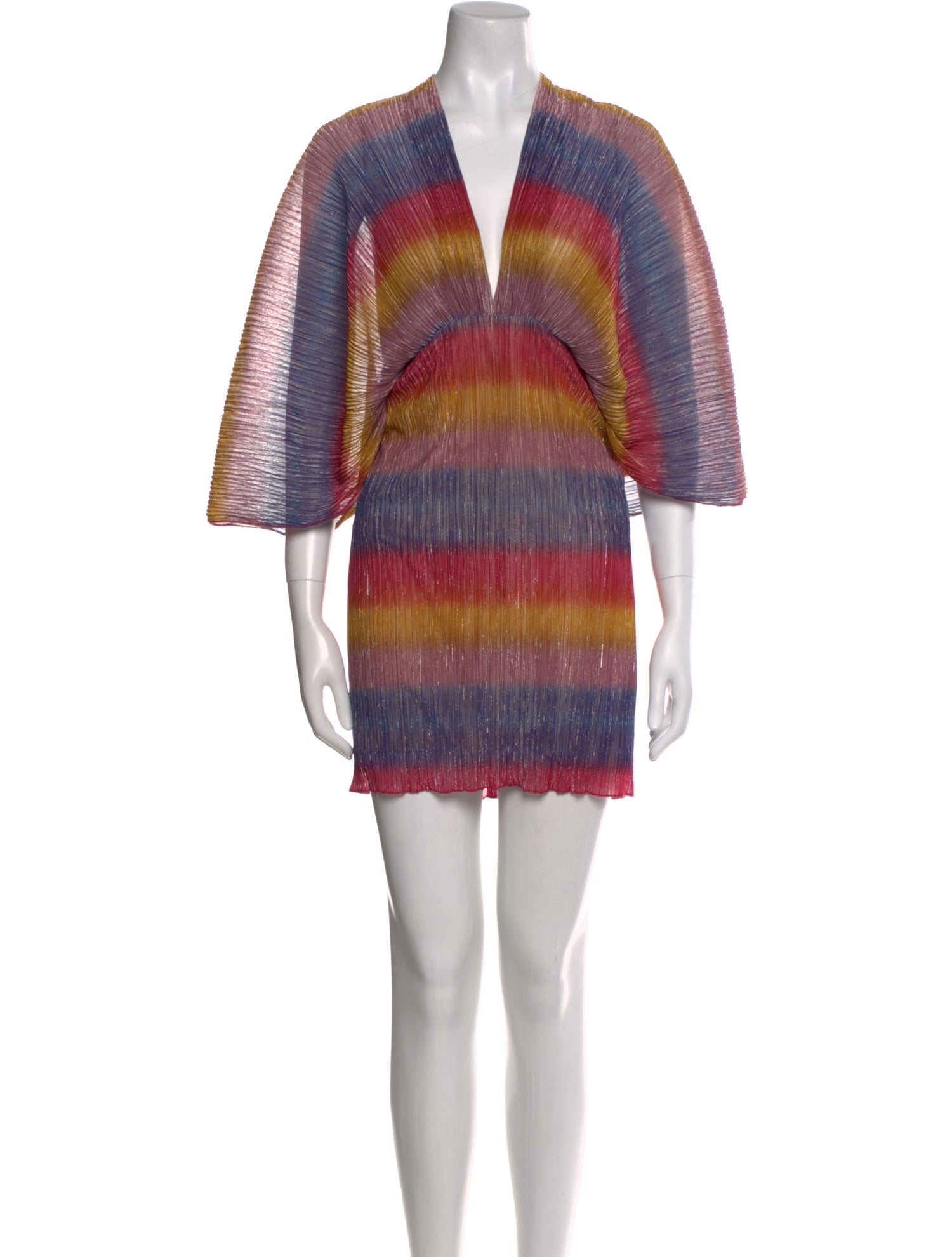 ROTATE Birger Christensen Striped Mini Dress