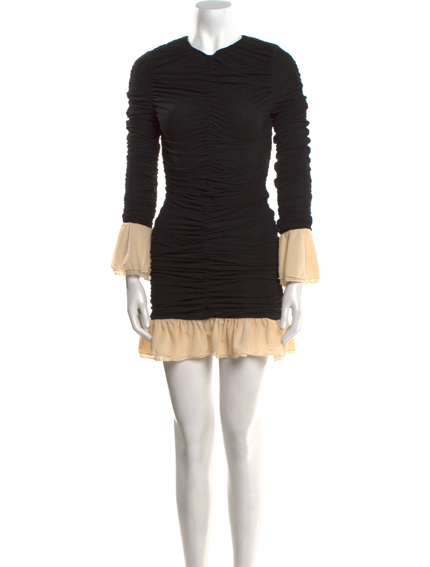 ROTATE Birger Christensen Crew Neck Mini Dress