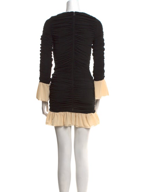 ROTATE Birger Christensen Crew Neck Mini Dress