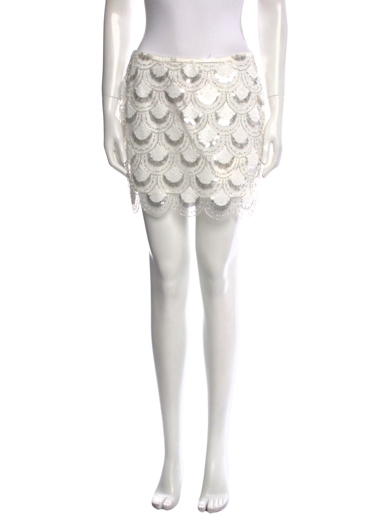 ROTATE Birger Christensen Sequin Embellishments Mini Skirt w/ Tags