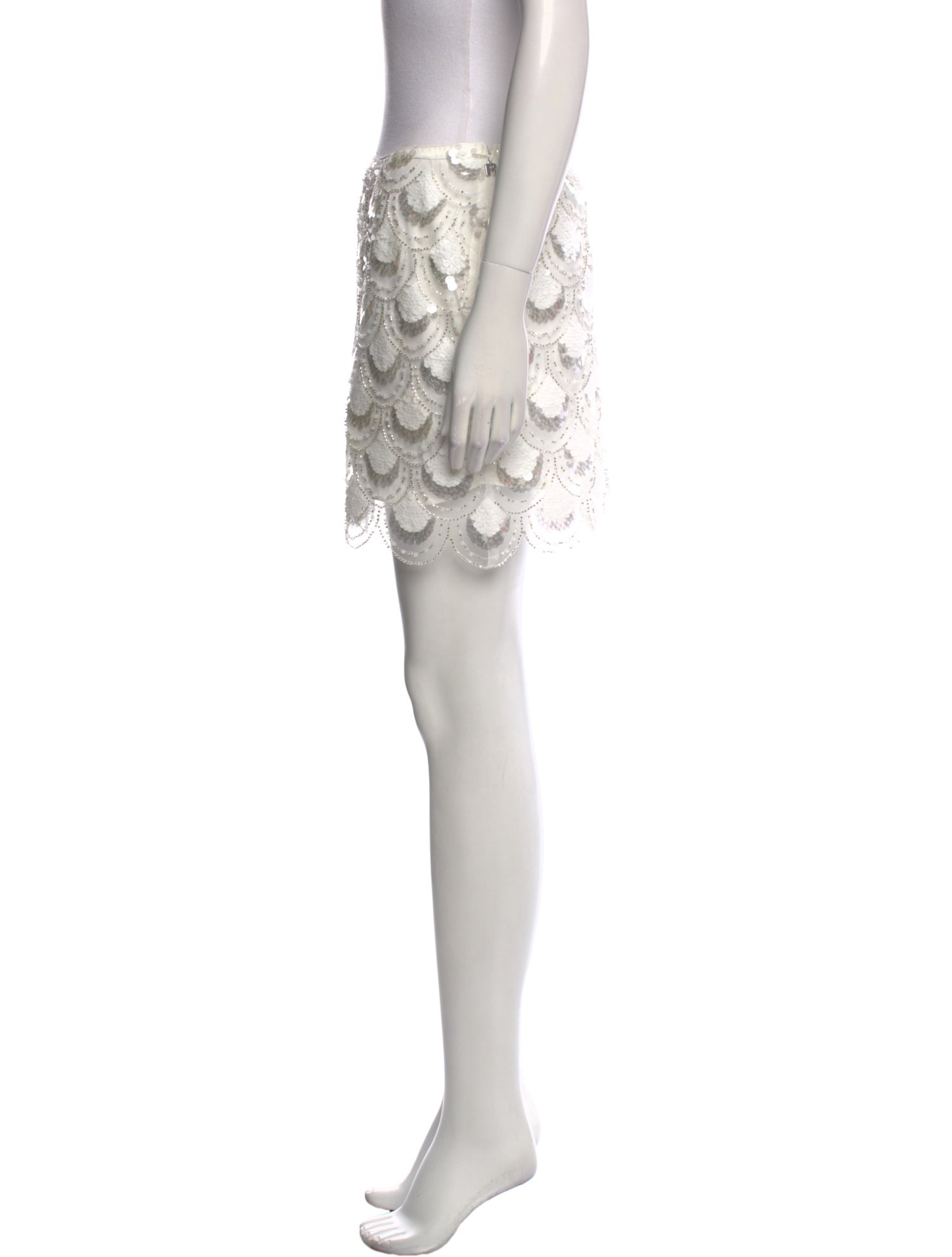 ROTATE Birger Christensen Sequin Embellishments Mini Skirt w/ Tags