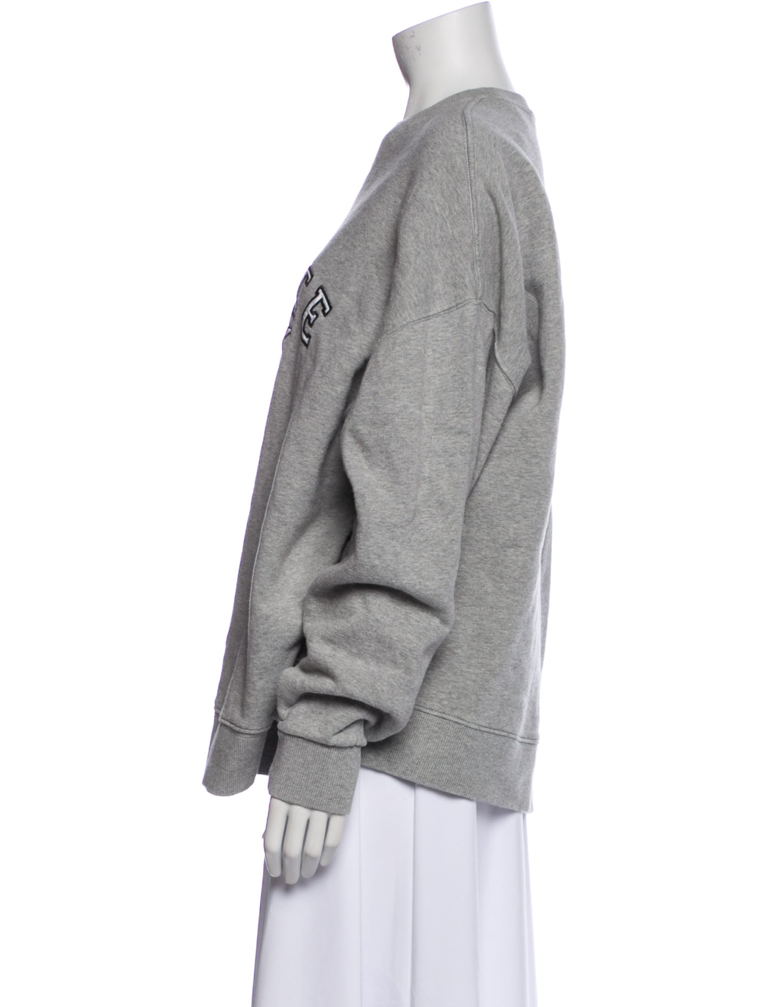 ROTATE Birger Christensen Graphic Print Crew Neck Sweatshirt