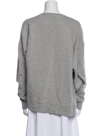 ROTATE Birger Christensen Graphic Print Crew Neck Sweatshirt
