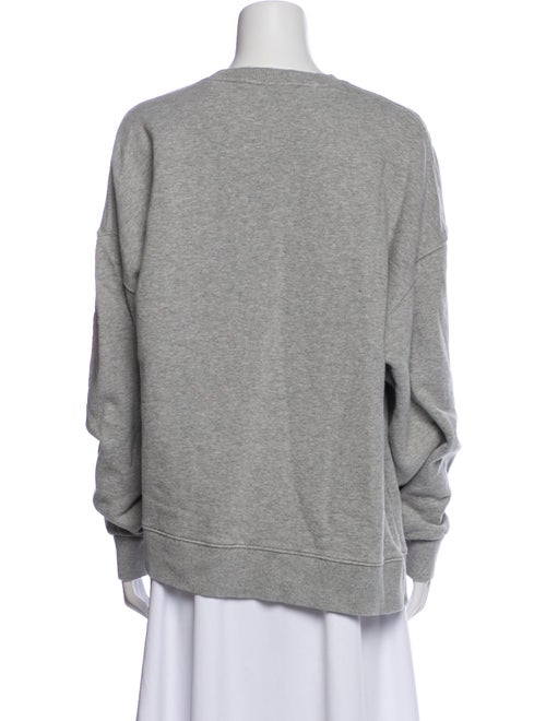 ROTATE Birger Christensen Graphic Print Crew Neck Sweatshirt