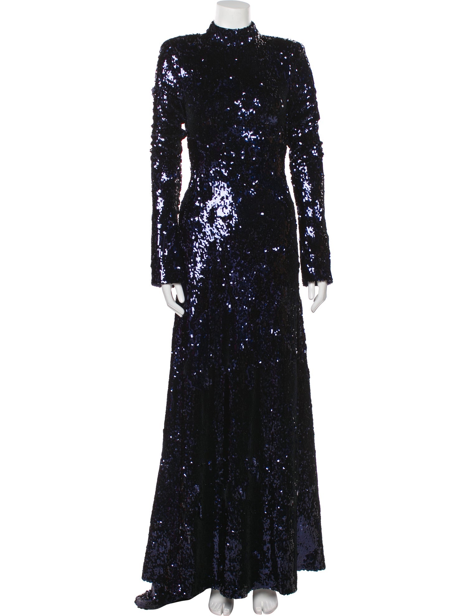 ROTATE Birger Christensen Mock Neck Long Dress w/ Tags