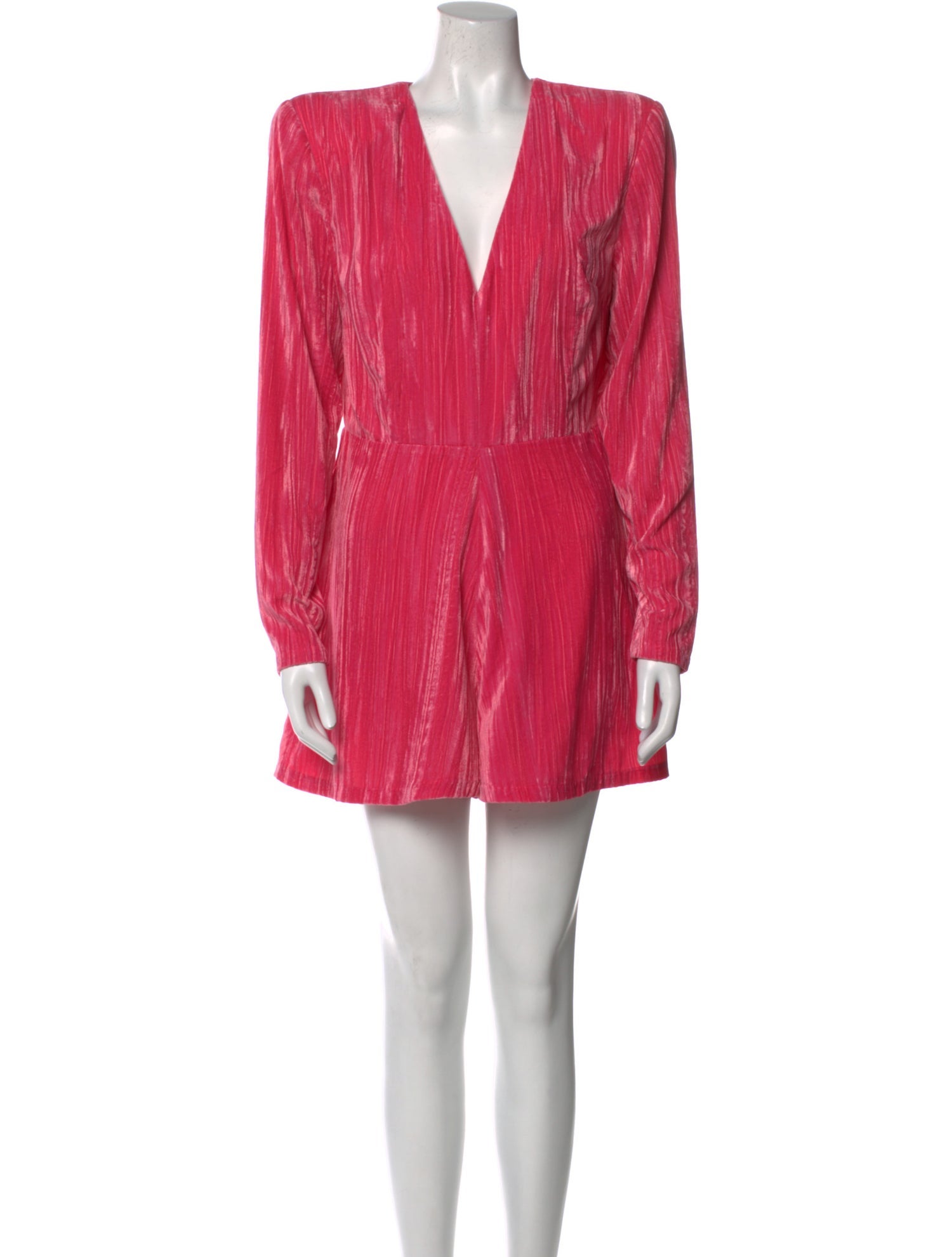 ROTATE Birger Christensen V-Neck Romper