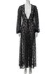 ROTATE Birger Christensen V-Neck Long Dress
