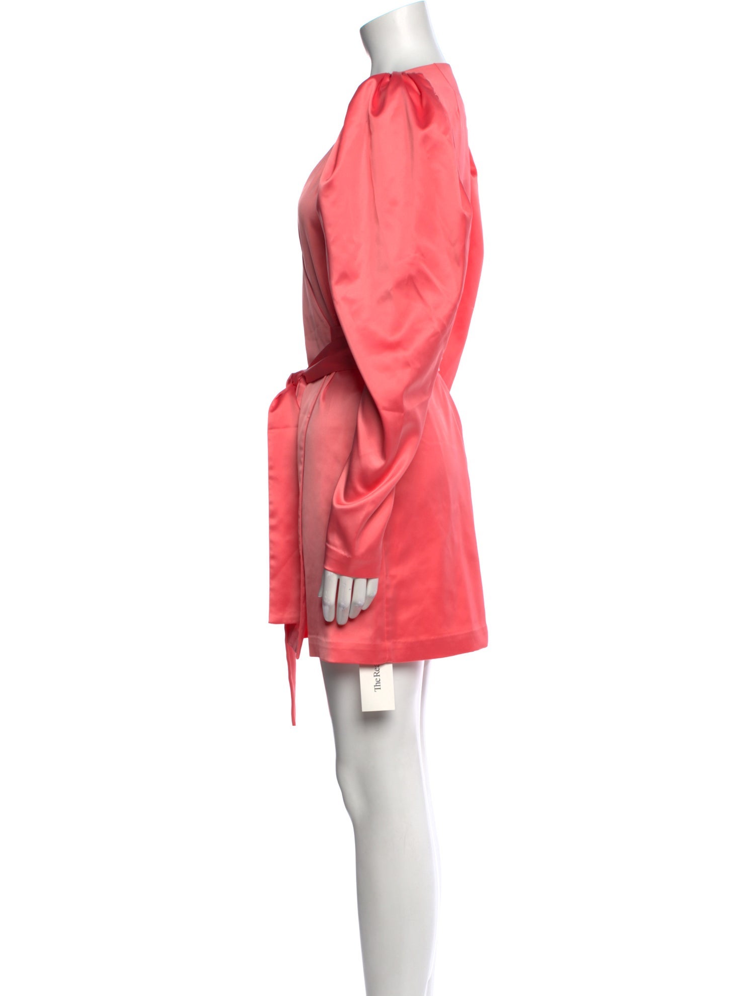 ROTATE Birger Christensen V-Neck Mini Dress