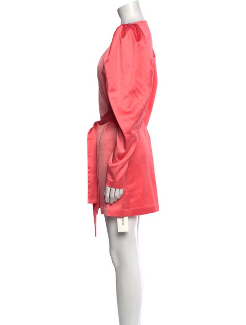 ROTATE Birger Christensen V-Neck Mini Dress