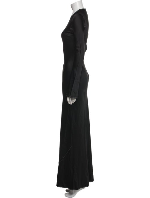 ROTATE Birger Christensen Crew Neck Long Dress