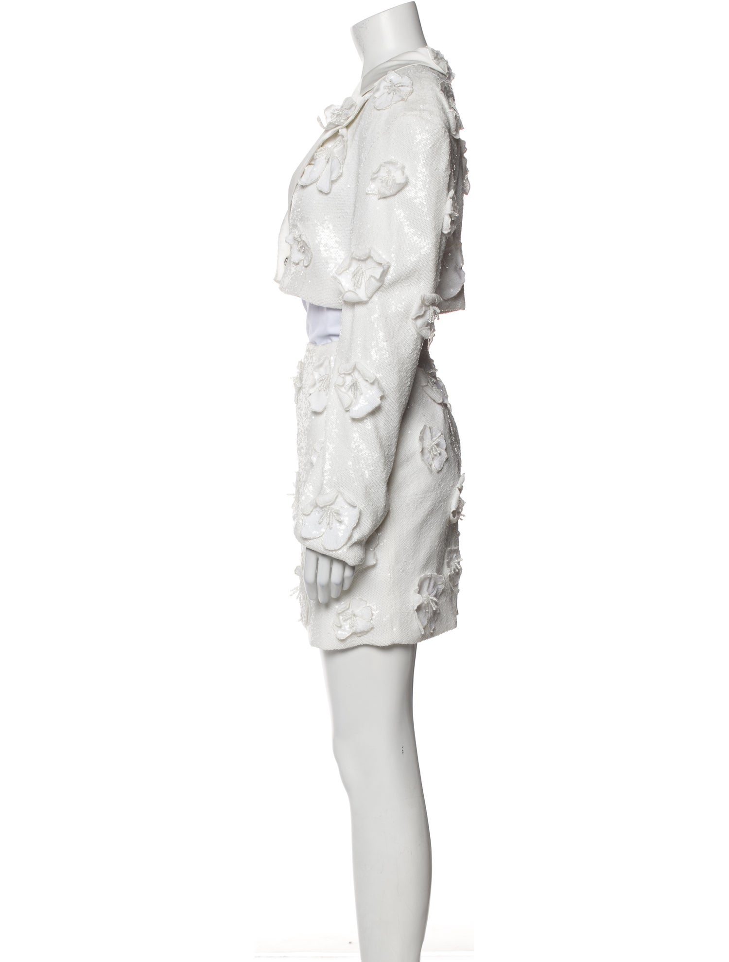 ROTATE Birger Christensen Sequin Embellishments Skirt Set w/ Tags