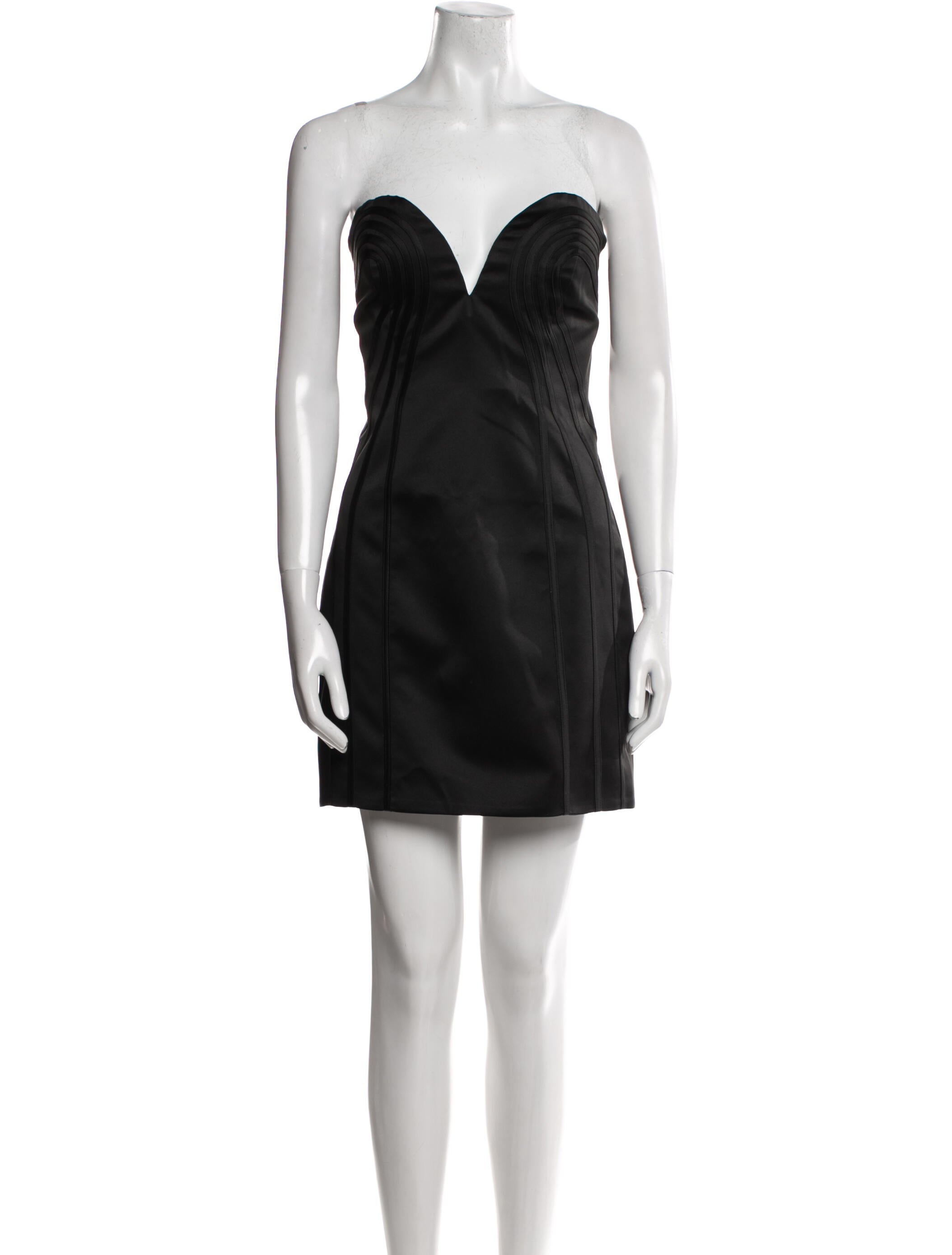 ROTATE Birger Christensen Strapless Mini Dress