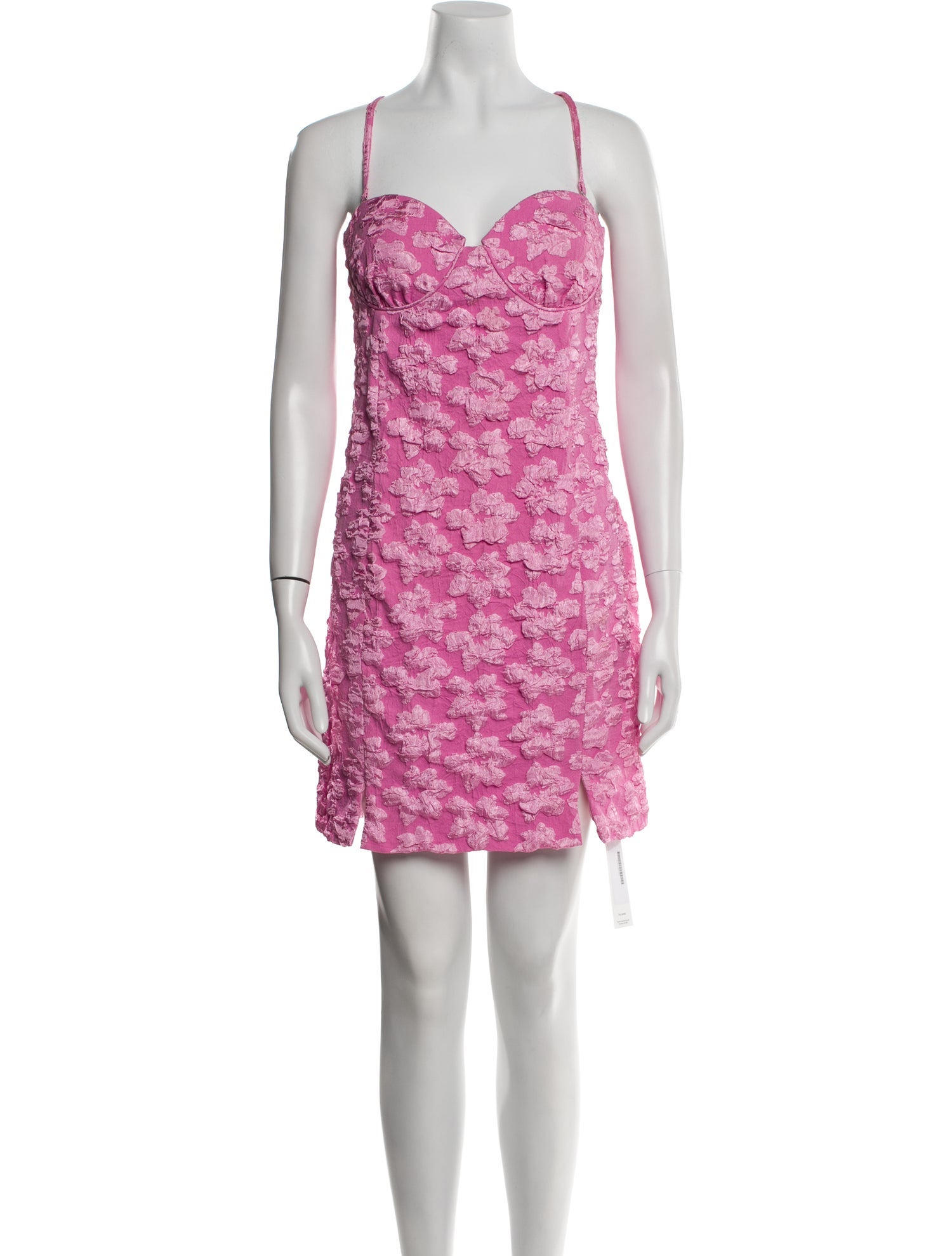 ROTATE Birger Christensen Floral Print Mini Dress