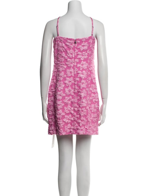ROTATE Birger Christensen Floral Print Mini Dress
