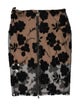 ROTATE Birger Christensen Floral Print Knee-Length Skirt