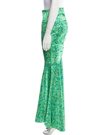 ROTATE Birger Christensen Floral Print Long Skirt