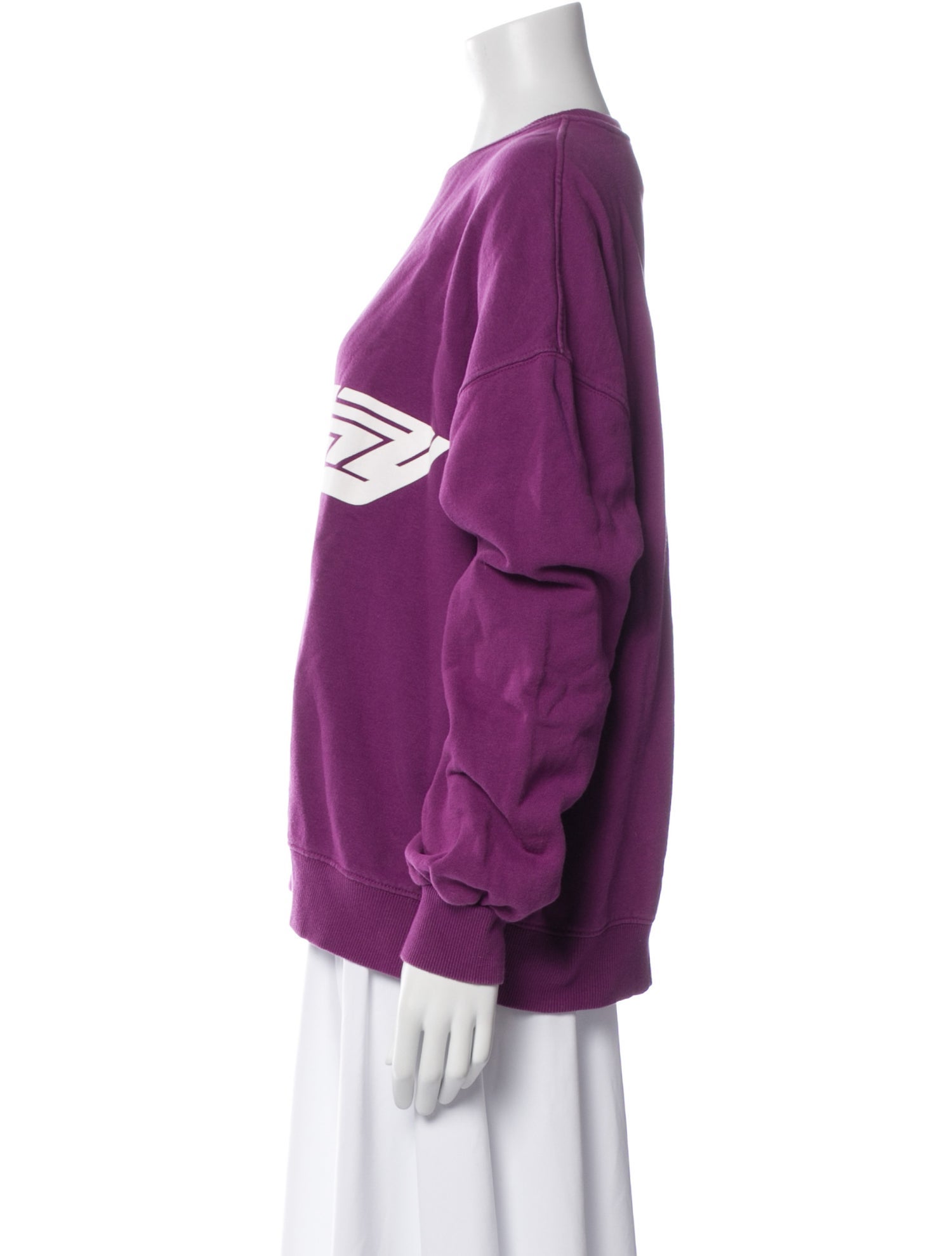 ROTATE Birger Christensen Graphic Print Crew Neck Sweatshirt