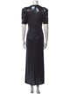 ROTATE Birger Christensen V-Neck Long Dress