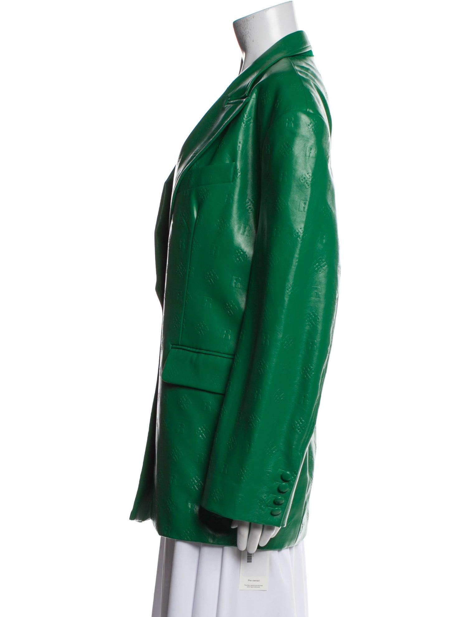 ROTATE Birger Christensen Faux Leather Blazer