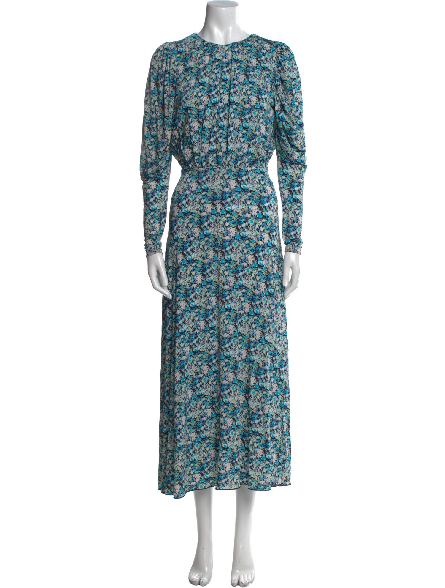 ROTATE Birger Christensen Floral Print Long Dress w/ Tags