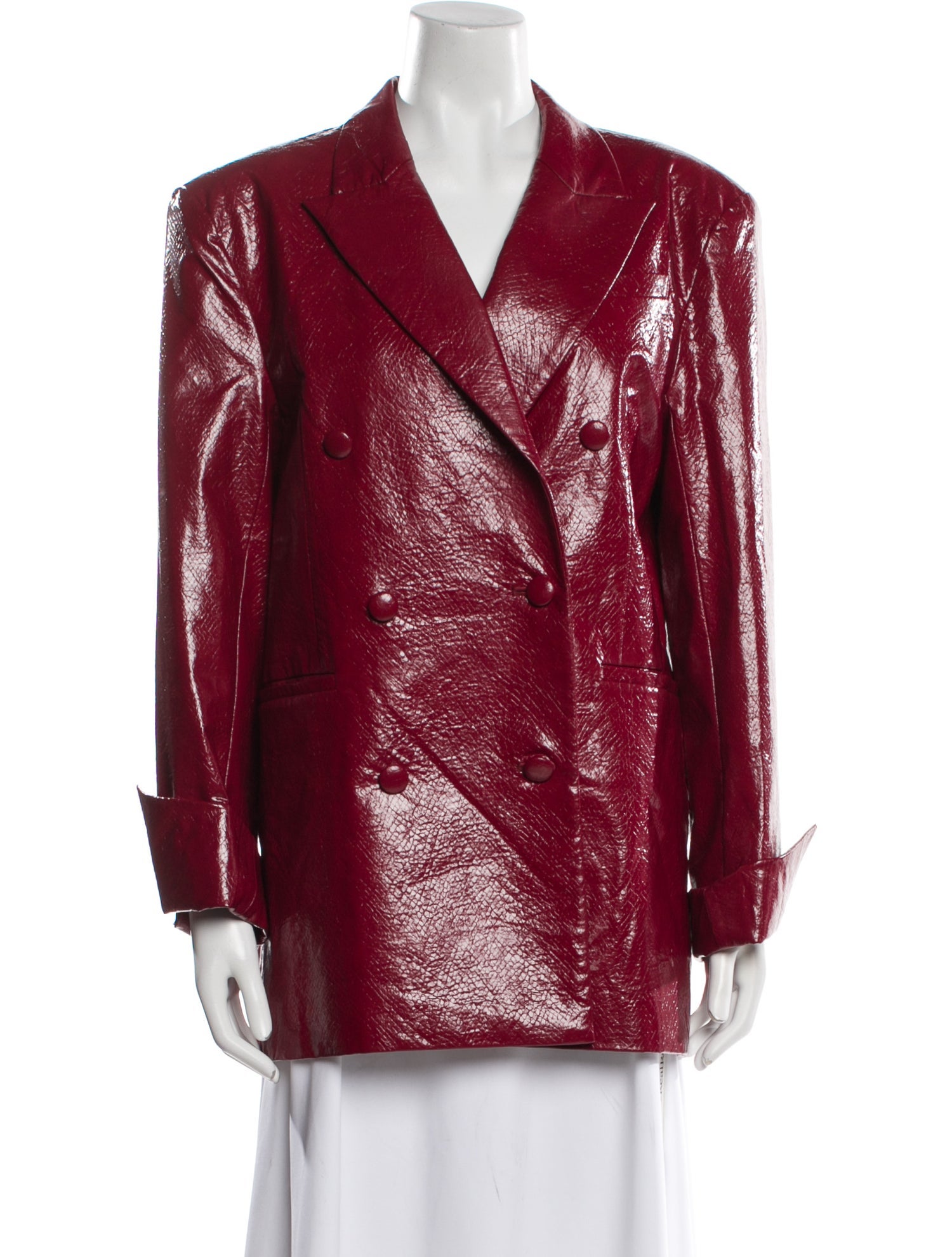 ROTATE Birger Christensen Faux Leather Coat