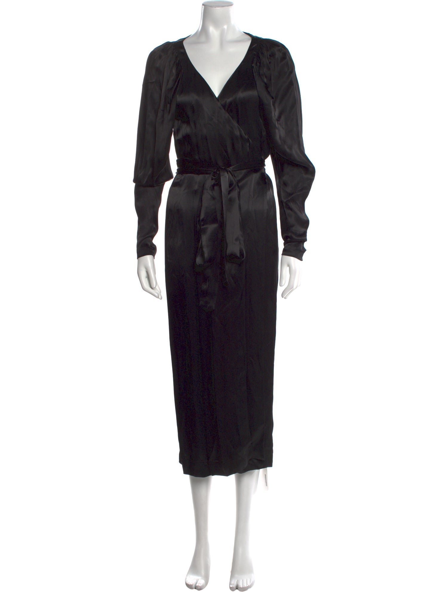 ROTATE Birger Christensen V-Neck Long Dress