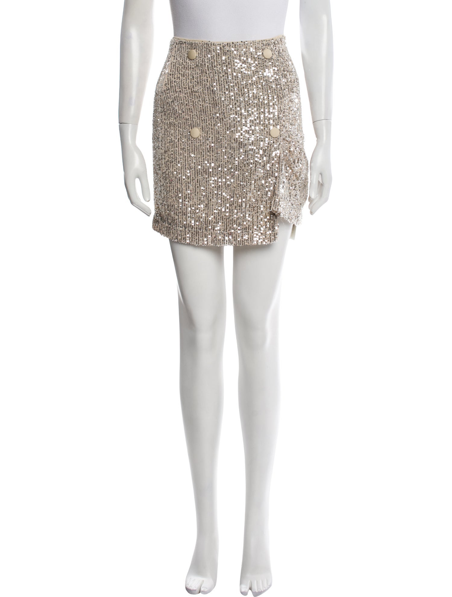 ROTATE Birger Christensen Printed Mini Skirt