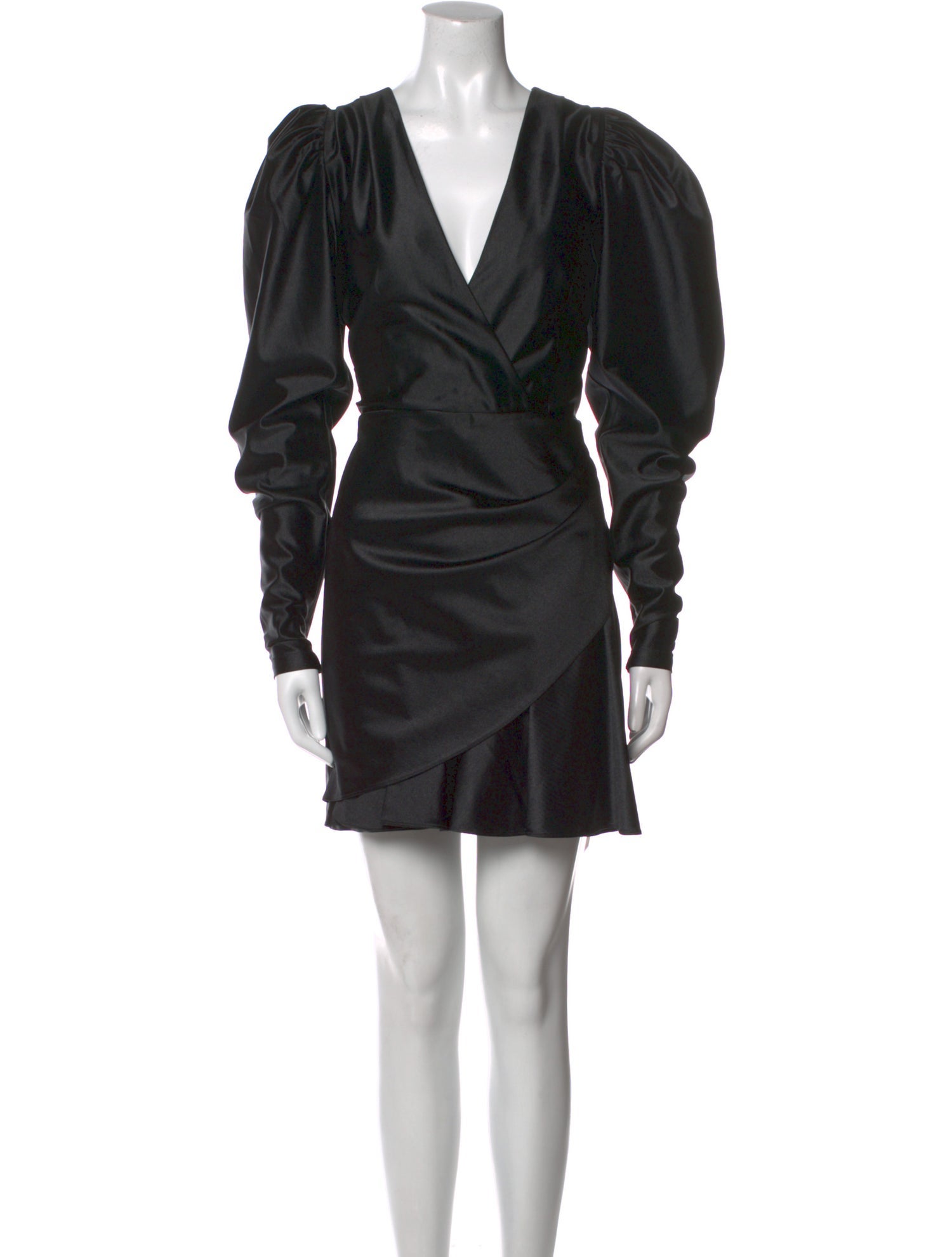 ROTATE Birger Christensen V-Neck Mini Dress