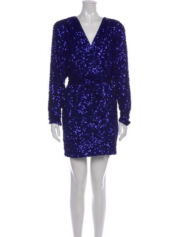 Pre-owned Rotate Birger Christensen V-neck Mini Dress W/ Tags