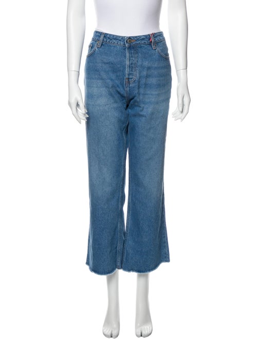 Rouje High-Rise Wide Leg Jeans w/ Tags Blue